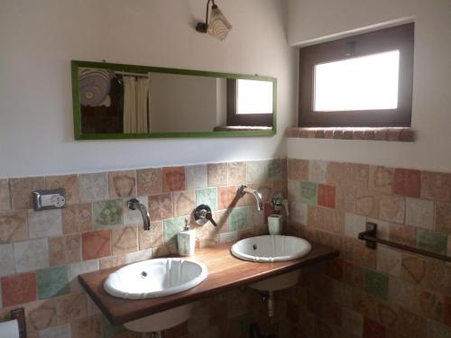 Koupelna v ubytování B&B La Taverna dei Ciucci