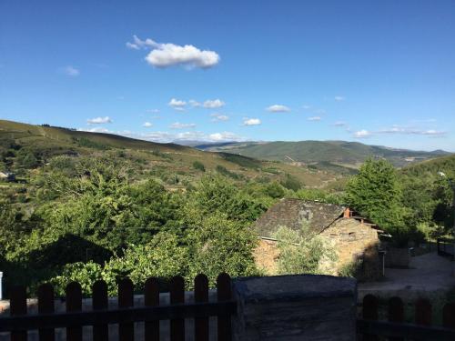 a view of the hills from a house at El Mirador de los Trobos in Villar de Otero