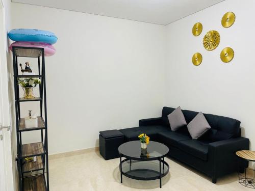 Posezení v ubytování 1Br 2-4 pax Podomoro overlooking Medan city