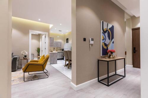 Kuchyň nebo kuchyňský kout v ubytování Amber Hospitality - Al Qairawan