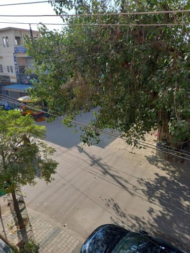 a view of a street with a tree at ROYAL RESIDENCY in Gangānagar