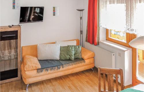 Χώρος καθιστικού στο Nette Ferienwohnung Kleinarl