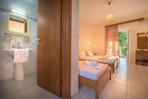 A bathroom at Natasa Studios