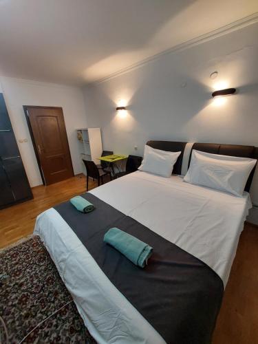 Giường trong phòng chung tại Boutique Apartments Daniela