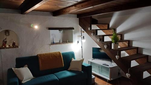 Χώρος καθιστικού στο Esmeralda B&B