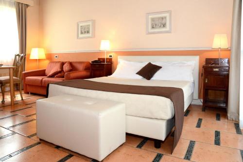 Hotel Ponte di Rialtoにあるベッド
