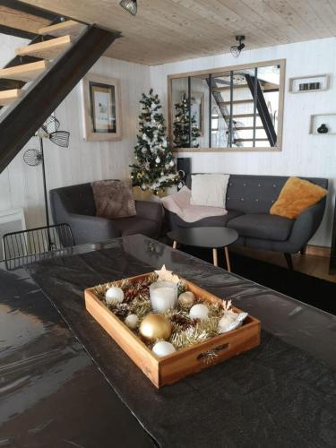 Jolie grange de village aménagée avec goût