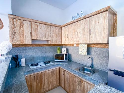 Dapur atau dapur kecil di Villa Aniela