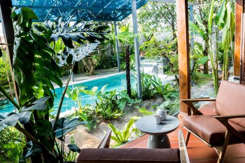 Πισίνα στο ή κοντά στο Eco House Villa