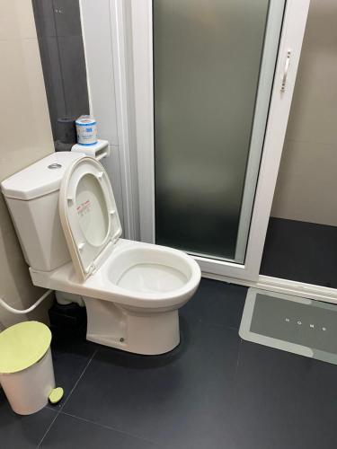 Koupelna v ubytování Lemazone Inn