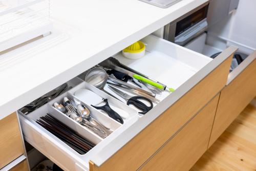 Dapur atau dapur kecil di Hinoki house