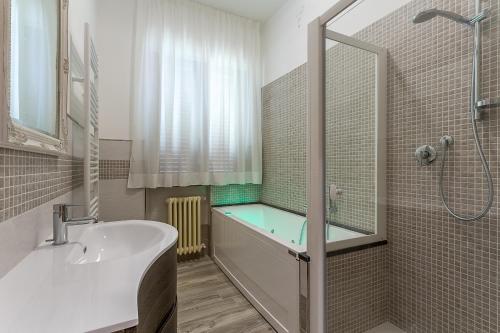 Koupelna v ubytování Hotel Il Buongustaio