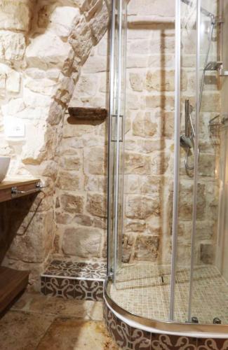 Koupelna v ubytování La Casetta b & b