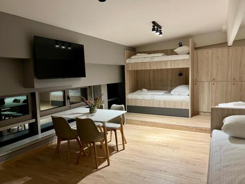 Postel nebo postele na pokoji v ubytování Borsa Rooms