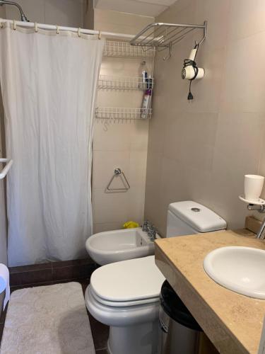 Phòng tắm tại Lindo y cómodo departamento en Pinamar - Otilia Residencias