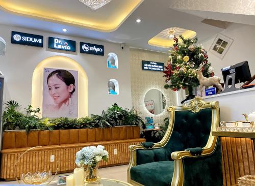พื้นที่นั่งเล่นของ Kamy Phương House and Spa