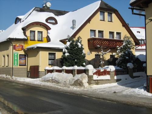Penzion Albína - Restaurace v zimě
