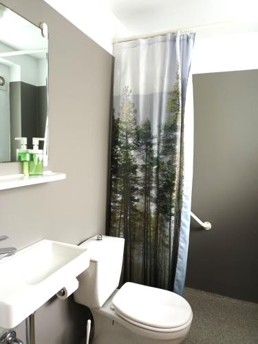 Koupelna v ubytování Hotel Leifur Eiriksson