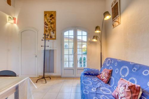 Χώρος καθιστικού στο Madrague St Vincent Apt B