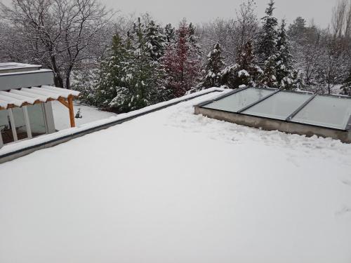 Prenoćište Panorama v zimě