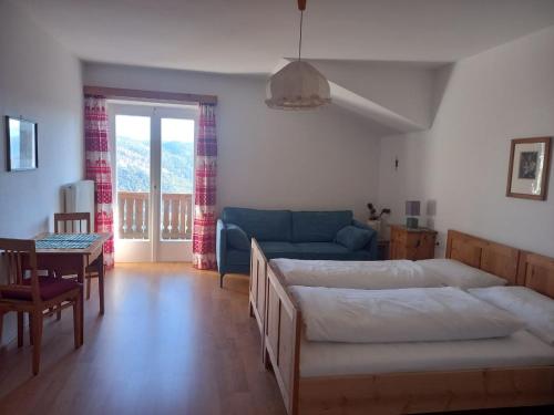 Posezení v ubytování Apartment Lärchenheim