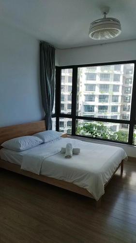 Un pat sau paturi într-o cameră la 静等风来28