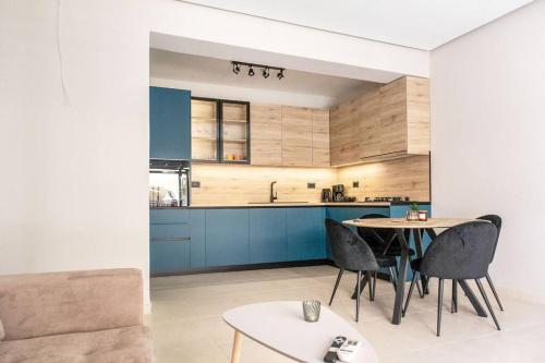 Kuchyň nebo kuchyňský kout v ubytování Siesta Apartment