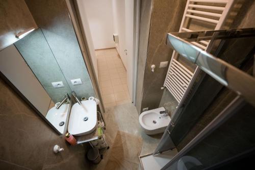 Phòng tắm tại Intero appartamento a Pero