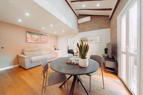 Posezení v ubytování Loft Santo Stefano-Sant’Orsola