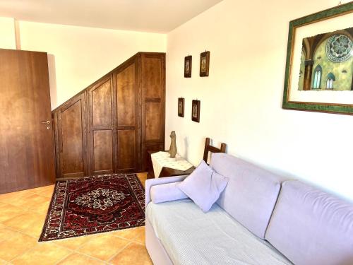 Χώρος καθιστικού στο Casa vacanze Borgo Rondini