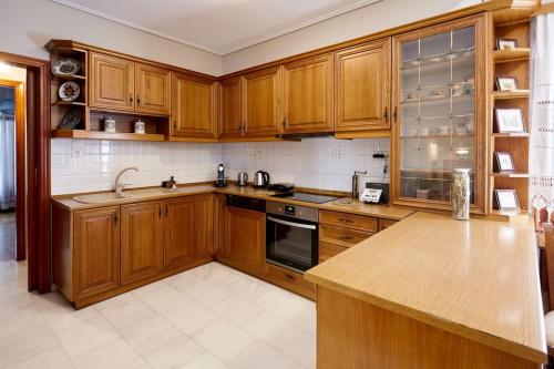Η κουζίνα ή μικρή κουζίνα στο R House Trikala