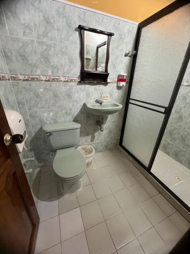 Bilik mandi di Villa Alejandra Del Quindio