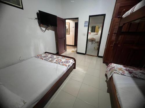 Katil atau katil-katil dalam bilik di Villa Alejandra Del Quindio