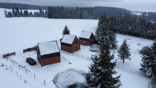 Polana Modraszek v zimě