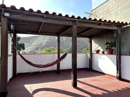 Balkón nebo terasa v ubytování Huaca Host House