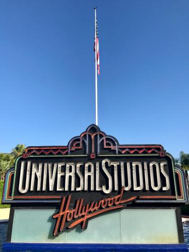 a sign for the university of hollywood with an american flag at Brand new Chic-Nest in Prime Location in Sherman Oaks