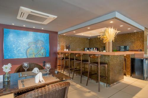 Restoran atau tempat lain untuk makan di Afago Mareiro Hotel