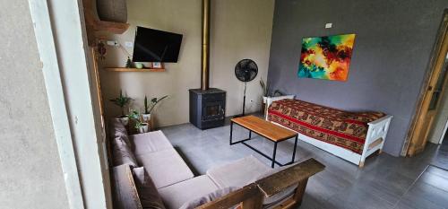 TV a/nebo společenská místnost v ubytování Casa con increíble vista