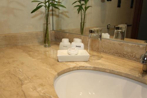 Koupelna v ubytování Inca Hoteles