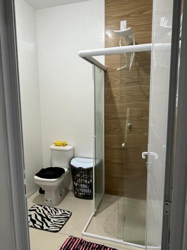 Bathroom sa Casa com piscina em Imbé/Rs