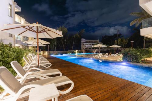Piscina en o cerca de Apartment Beachfront Ocean Terraces Residence, Poste Lafayette-Apt-C3