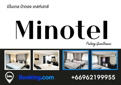 Postel nebo postele na pokoji v ubytování Minotel Patong