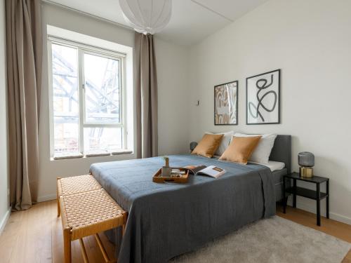 Postel nebo postele na pokoji v ubytování Sanders View Copenhagen - Fabulous Two-Bedroom Apartment with Harbor View