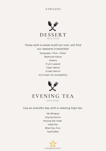 a flyer for a event with a sewing tea at SaffronStays Athaang, Dapoli in Ānjarle