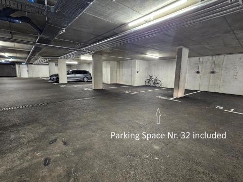 a parking garage with a parking space included at Rocks Graz in Graz