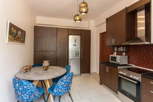 Dapur atau dapur kecil di Sounds Of The Mountain Chania