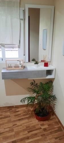 Et badeværelse på Casa de Enkiu