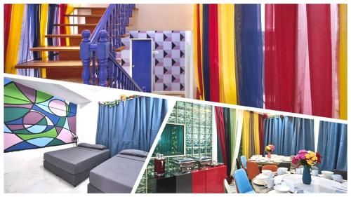 Χώρος καθιστικού στο Penang Dream Banglo Sleeps 22