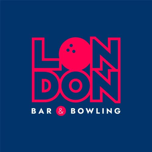 a logo for lan bar and bowling at Hotel Eger & Park in Eger