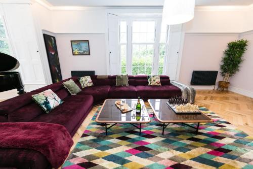 Χώρος καθιστικού στο The West Wing at Hillthorpe Manor with Gardens & Private Hot Tub
